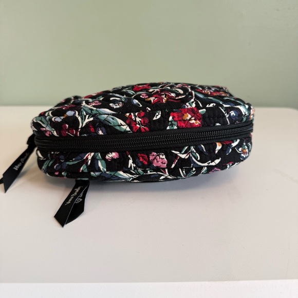 Vera Bradley Ultimate Travel Case Womens OS Black Perennials Noir Makeup Bag - Picture 7 of 12